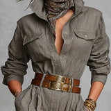 Magda Long Sleeve Jumpsuit