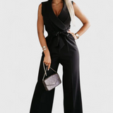 Montserrat Mono Elegant Sleeveless with Bow and Fluid Fall