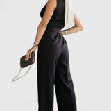 Elegant Sleeveless Montserrat Mono with Bow and Flowing Fall