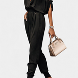 Solene Mono Casual with Off-Shoulder Design and Elastic Waist