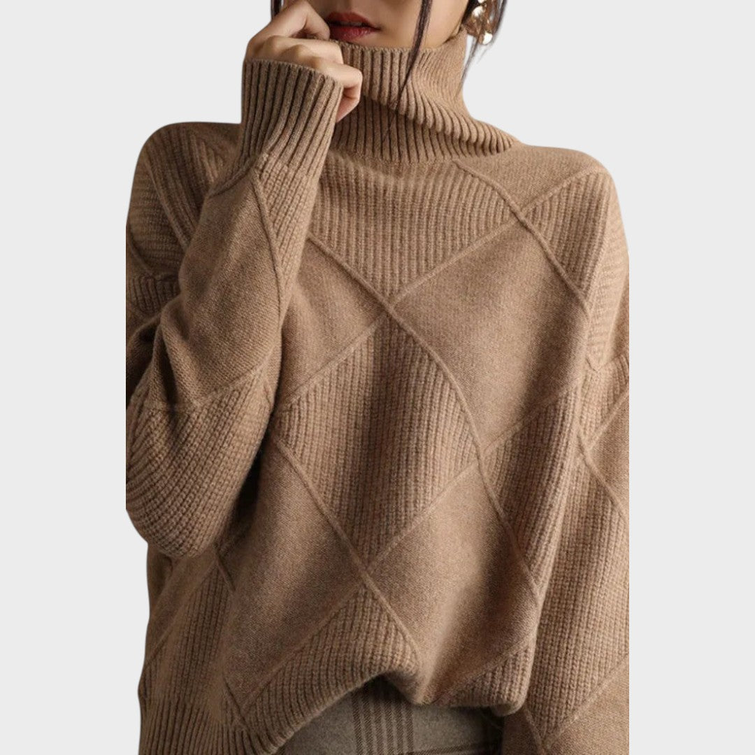 Zeza | Cashmere High Neck Sweater