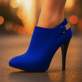 Aurora Bell Velvet Boots