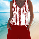Amélia - Relaxed swimsuit with pocket and V-neck