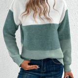 Calista - Elegant Long Sleeve Sweater with Dropped Shoulders