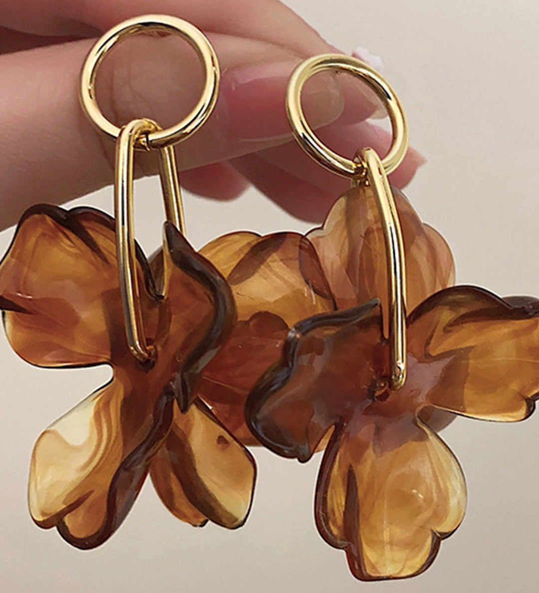 Flower Drop Earrings