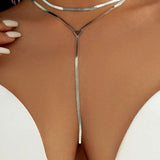 Metal Chain Choker Collar