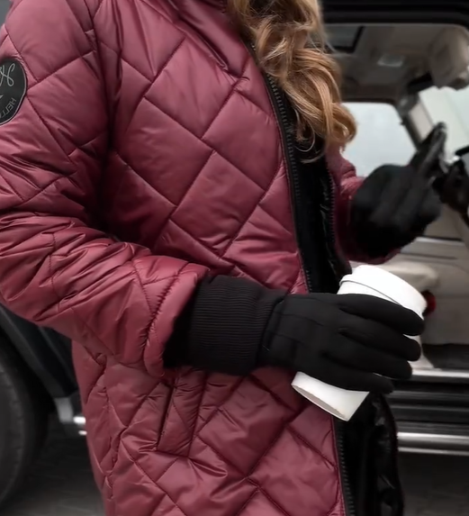 Martina | Elegant Padded Down Jacket with Hood