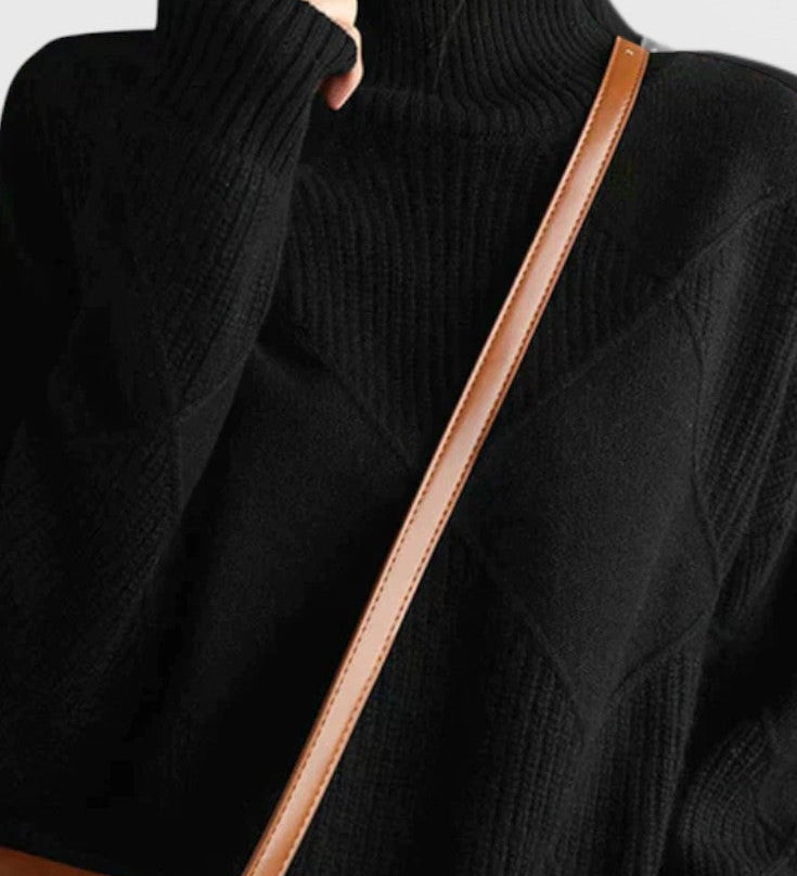 Jasmine Cashmere High Neck Jumper