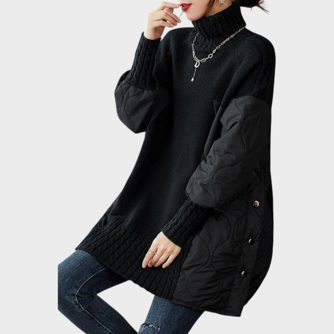 Sarah | Oversized High Neck Jumper