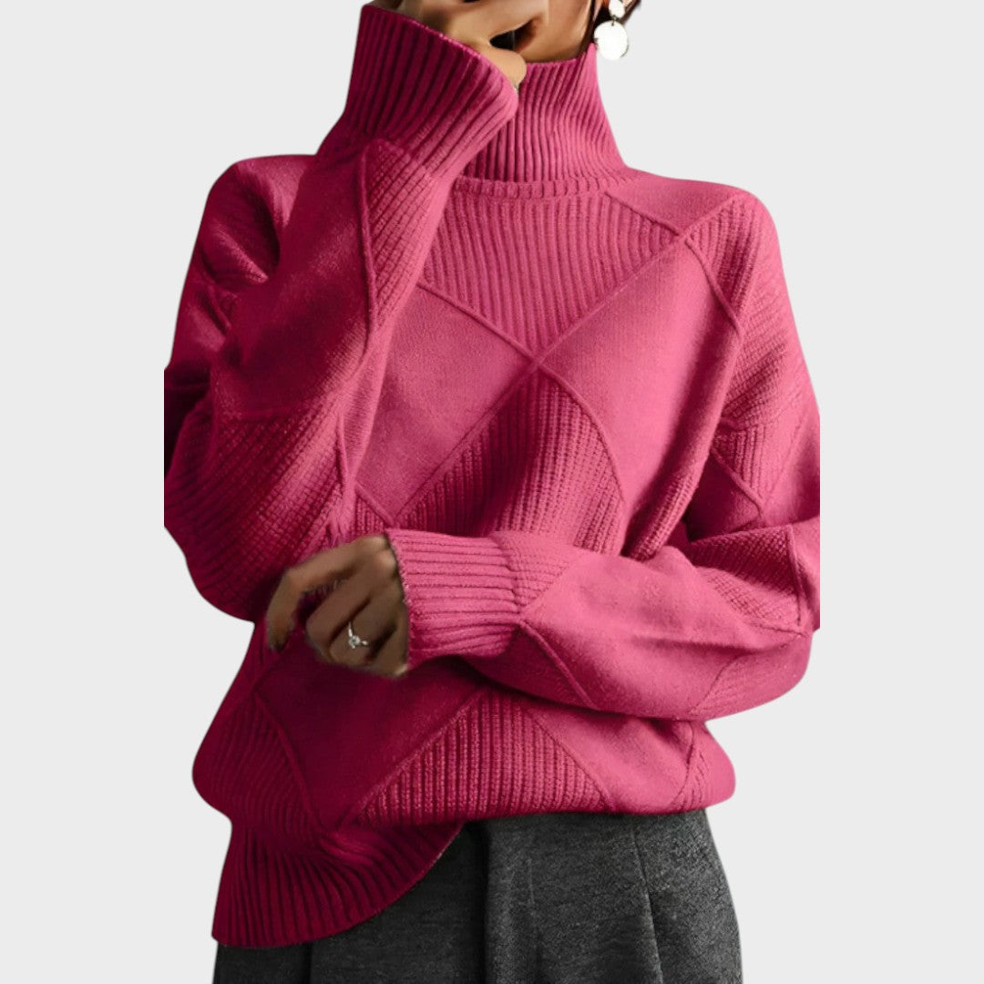 Zeza | Cashmere High Neck Sweater