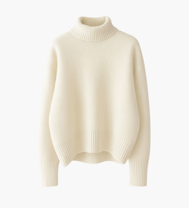 SOFT JUMPER WITH HIGH NECK