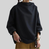 Clara - Oversized Black Jumper