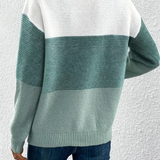 Calista - Elegant Long Sleeve Sweater with Dropped Shoulders