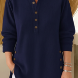 Elise Plain Knit Jumper with Long Sleeves