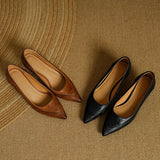 Belle Genuine Leather High Heels