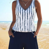 Amélia - Relaxed swimsuit with pocket and V-neck