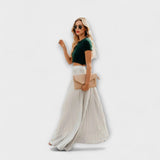 Jimena | Light Pleated Maxi Skirt