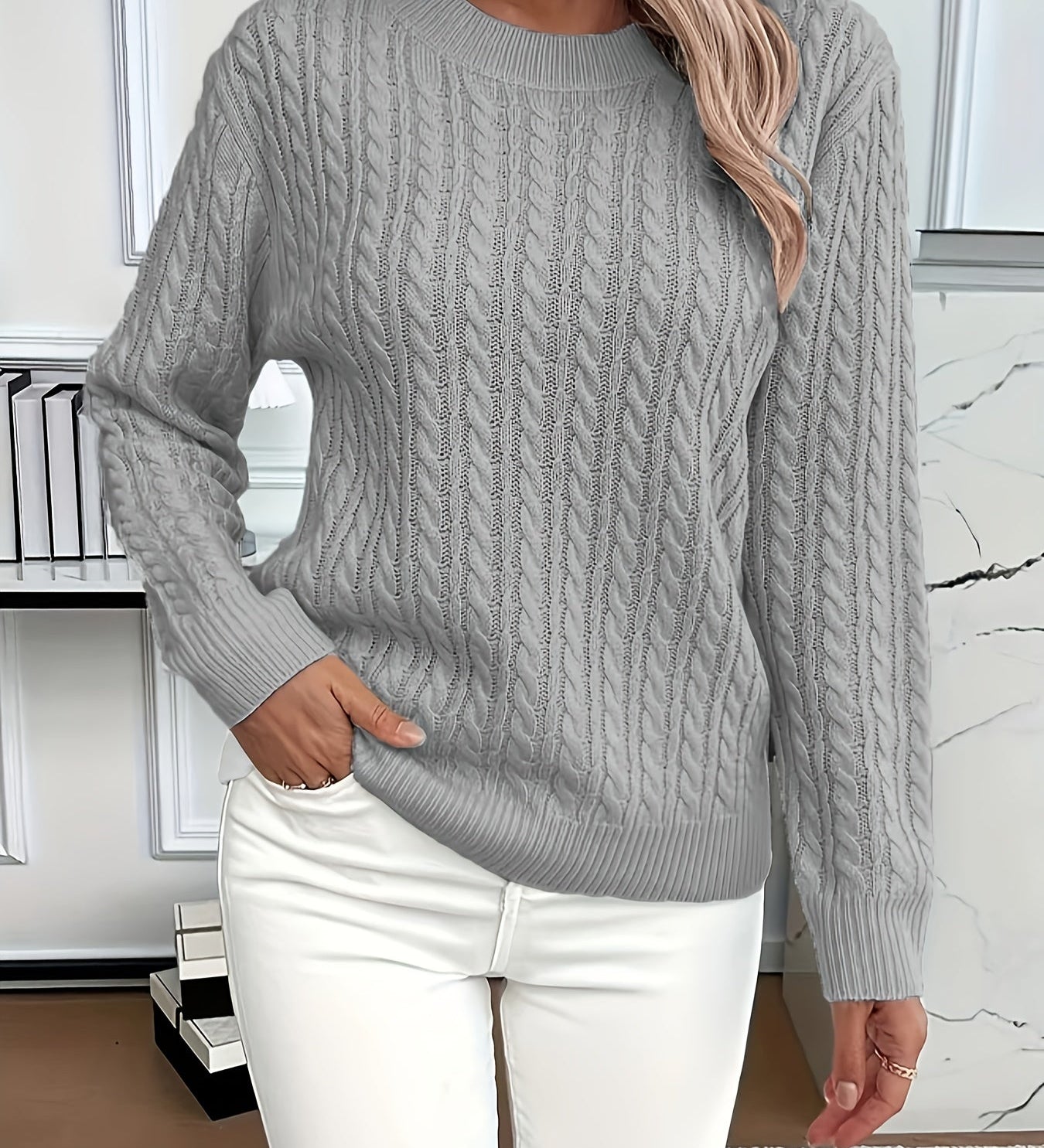 Bernila – Cable Knit Sweater
