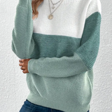 Calista - Elegant Long Sleeve Sweater with Dropped Shoulders