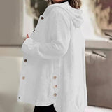 Adriana | Casual Velvet Hooded Jacket for Autumn Season