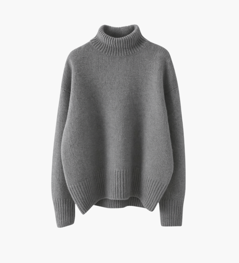 SOFT JUMPER WITH HIGH NECK