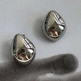 Metallic Drop Earrings