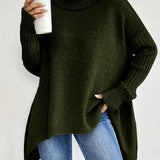 Paola - HIGH NECK MAXI JUMPER