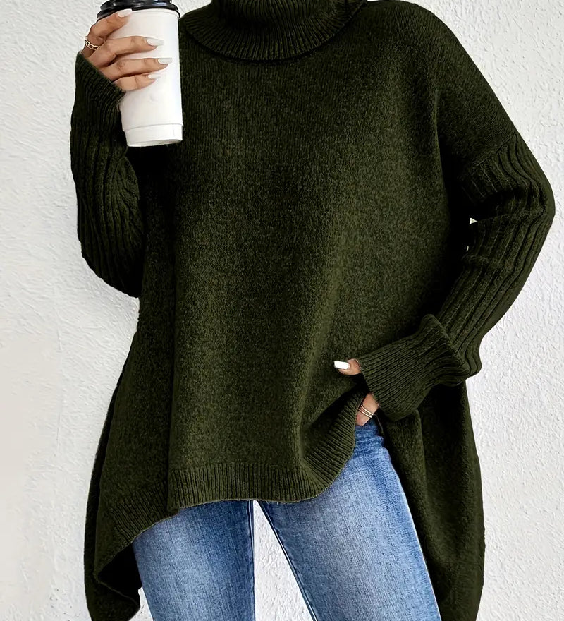 Paola - HIGH NECK MAXI JUMPER