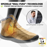 OrthoWarm - cushioned barefoot shoes, water-repellent and pain-relieving