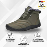 OrthoWarm - cushioned barefoot shoes, water-repellent and pain-relieving