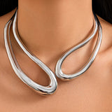Asymmetrical Cropped Necklace