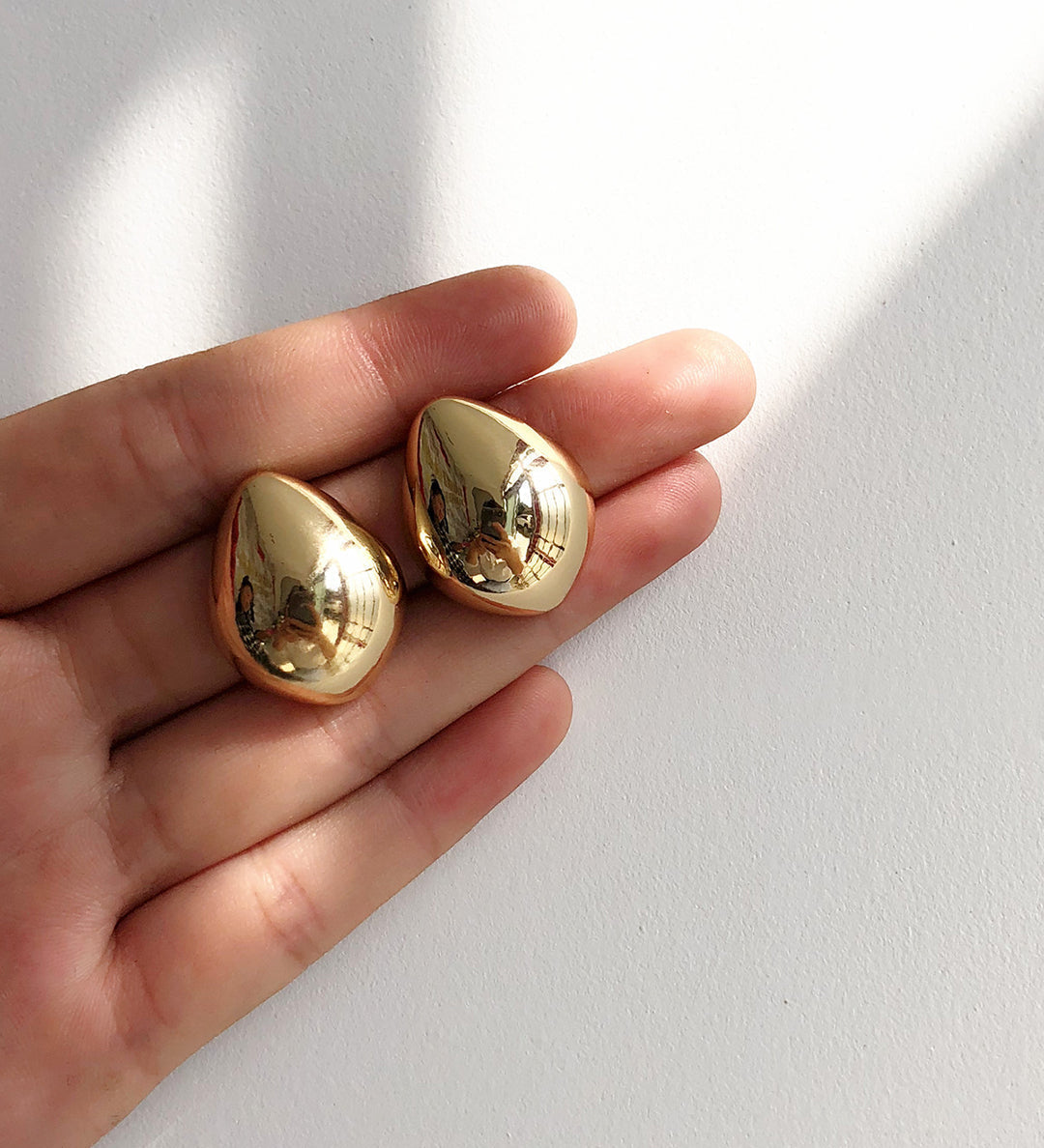 Metallic Drop Earrings