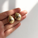 Metallic Drop Earrings