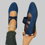 ANGELA | Closed and Comfortable Wedge Shoes