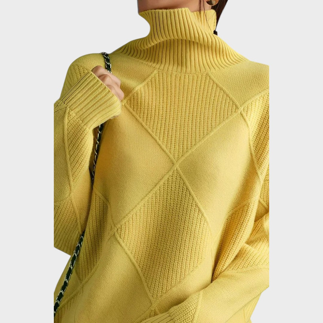Zeza | Cashmere High Neck Sweater