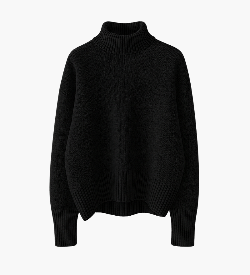 SOFT JUMPER WITH HIGH NECK