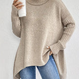 Paola - HIGH NECK MAXI JUMPER