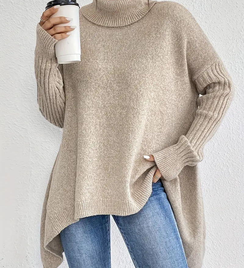 Paola - HIGH NECK MAXI JUMPER