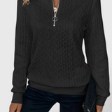 Zoey | Soft Zip Knit Jumper