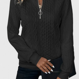 Zoey Soft Zip Knit Jumper