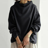Clara - Oversized Black Jumper