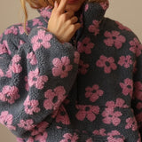 Lucia - Warm Jersey with Flowers