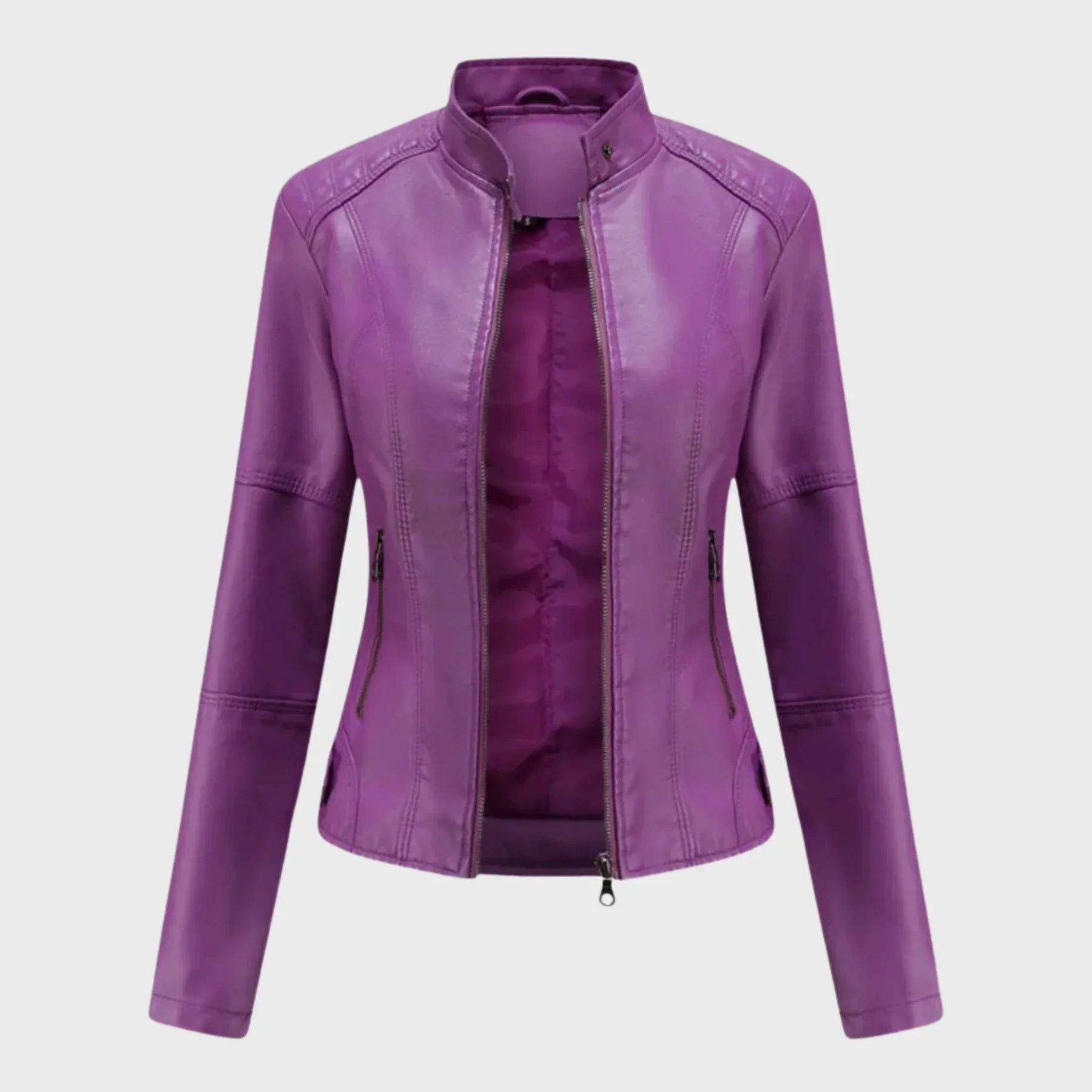 Romina | Casual Leather Jacket