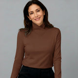 Stazia™ | Elegant High Neck Jumper