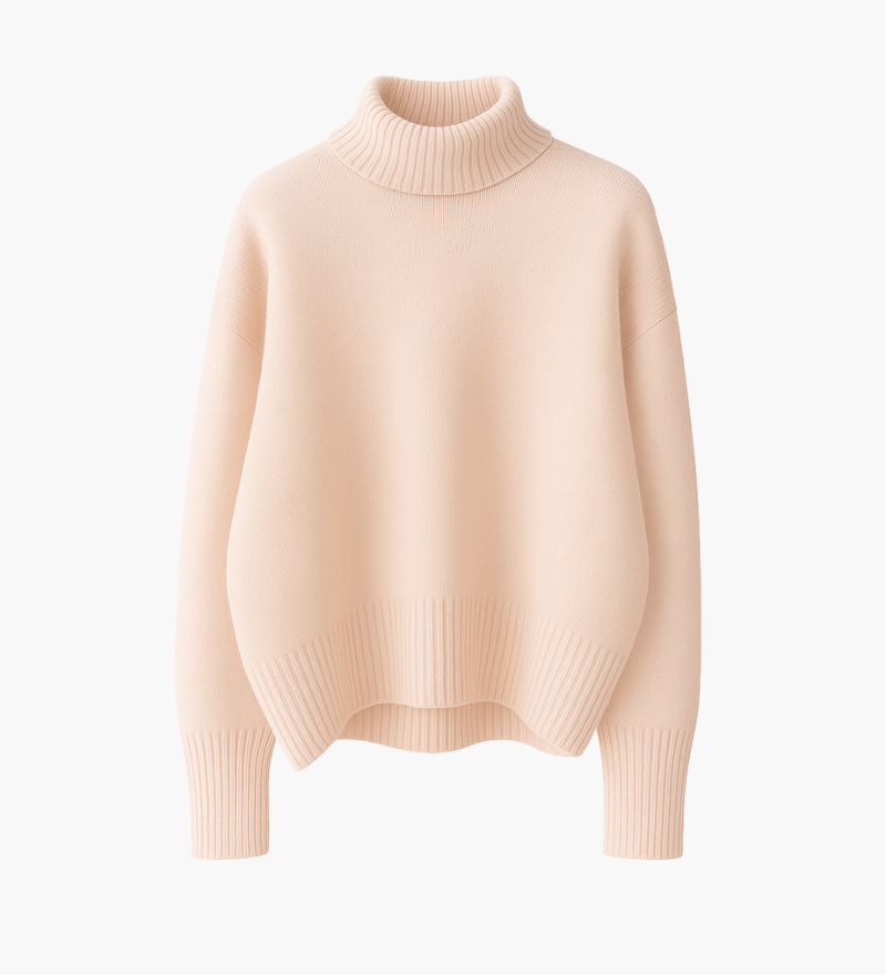 SOFT JUMPER WITH HIGH NECK