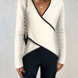 Yzabelle – Sweater with Contrast Finish