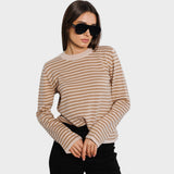 Francisca | Long Sleeve Striped Sweater