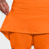 High-Waisted Shorts with Skirt
