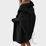 Marcela | Oversized Hooded Knit Cardigan