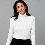 Stazia™ | Elegant High Neck Jumper